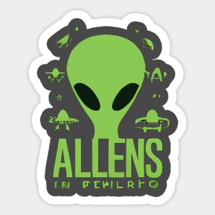 Aliens is now the ALLENS Sticker